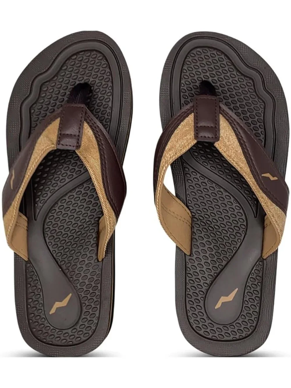 Norty Thong Men's Dark Brown Footwear For Summer Comfortable Sandals Casual